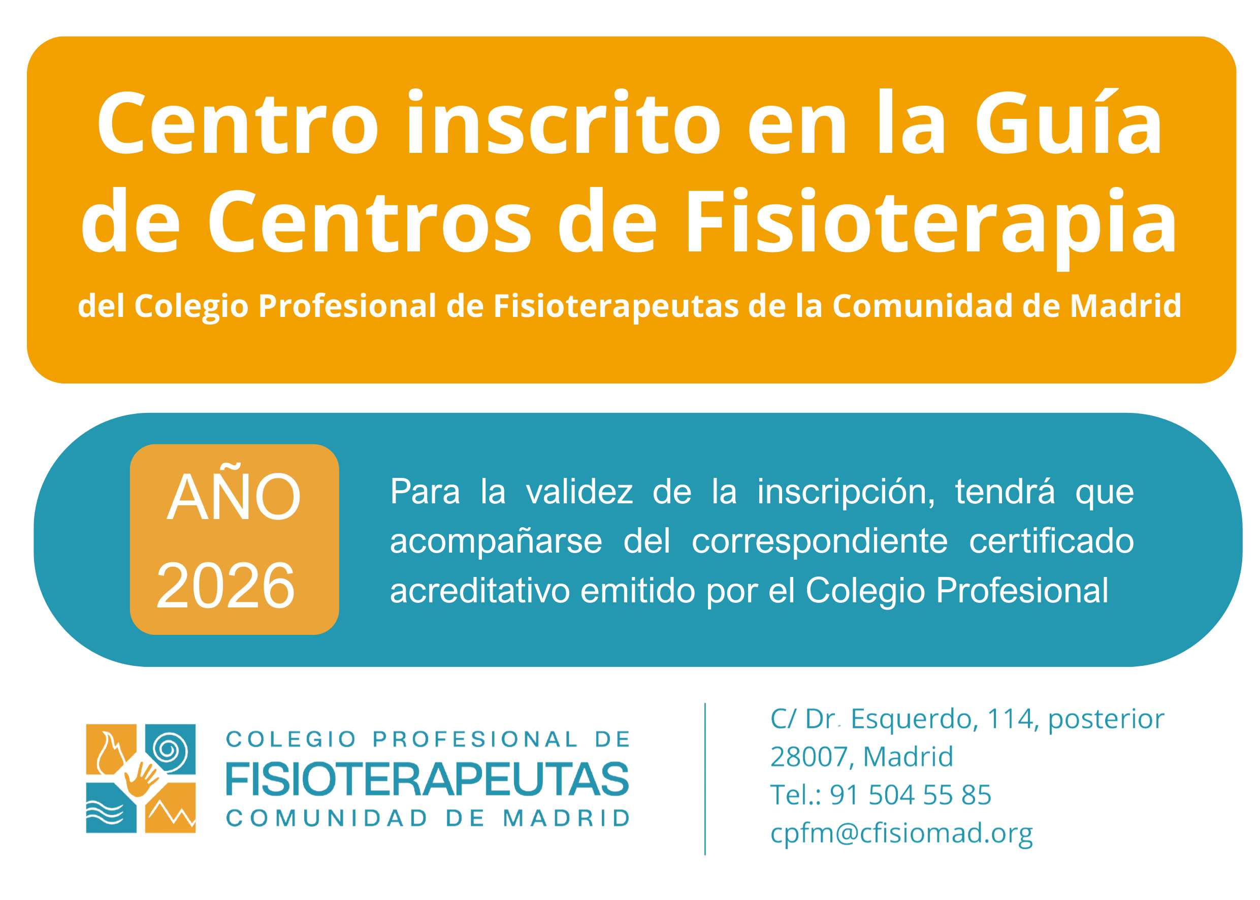 colegio de fisioterapia madrid